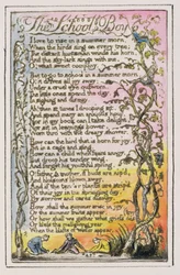 Der Schuljunge: Platte 21 aus Songs of Innocence and of Experience (Kopie R) ca. 1802-08